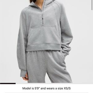 lululemon athletica Gray Scuba Hoodie Women’s M